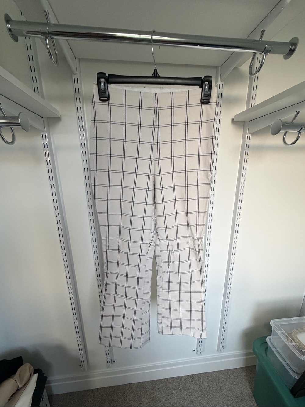 a new day women’s white and black pants